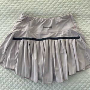 Gold Hinge tennis skirt